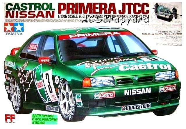プリメーラ FWD タミヤ 1/10スケール JTCC カストロール Tamiya Castrol Nissan Primera JTCC. FF-01 - House of RC